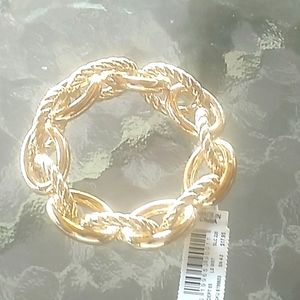 Gold colored bracelet